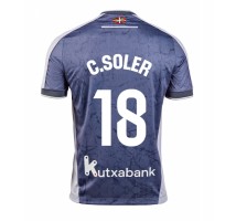 Real Sociedad Carlos Soler #18 Koszulka Wyjazdowa 2025-26 Krótki Rękaw